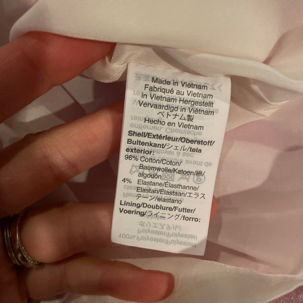 J. Crew Belted gingham sheath dress pink lavender - Picture 5 of 5